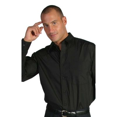 DNC 4132-100gsm Polyester Cotton Business Shirt, L/S