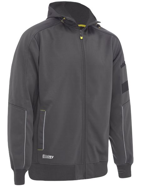 Bisley BK6925-Flex ZIP-FRONT WORK FLEECE HOODIE