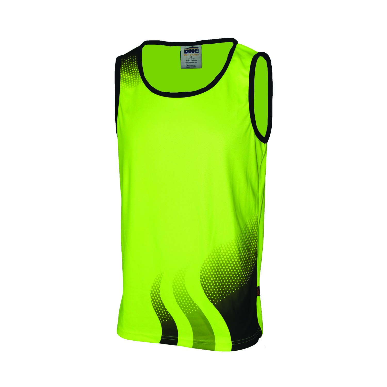 DNC 3561-Hivi sublimated wave Singlet - Click Image to Close