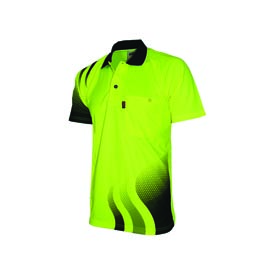 DNC 3563-Hivi sublimated wave polo S/S