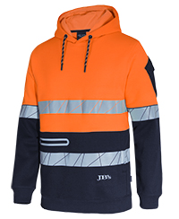 JBswear 6DPFP- 450G HV PULL OVER HOODIE WITH FRAG TAPE