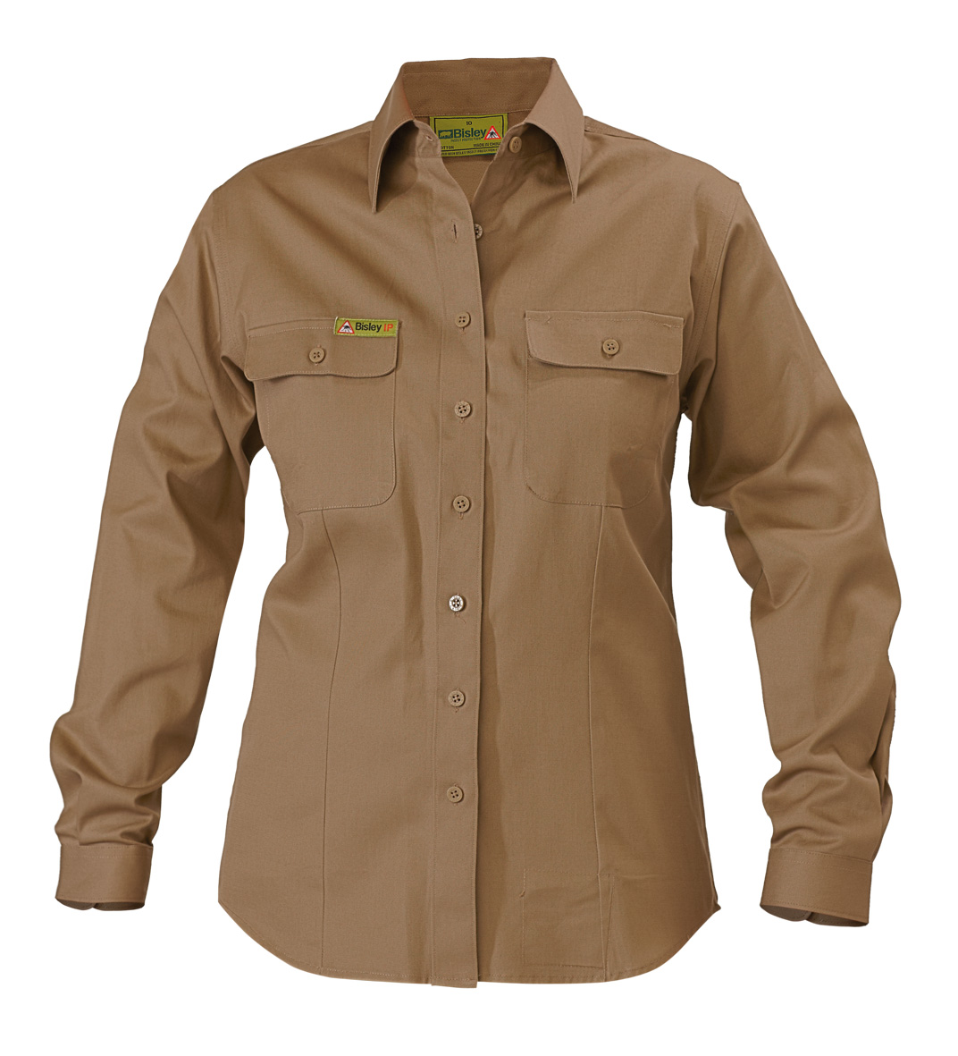 Bisley VRSL6433-Insect Repellent Ladies Drilll Shirt