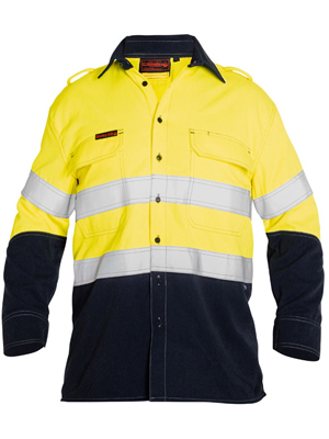 Bisley BS8082T- Hi Vis FR Vented Long Sleeve Shirt