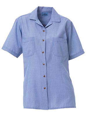 Bisley BL1410-Ladies - Structure Weave Shirt - Short Sleeve Reve
