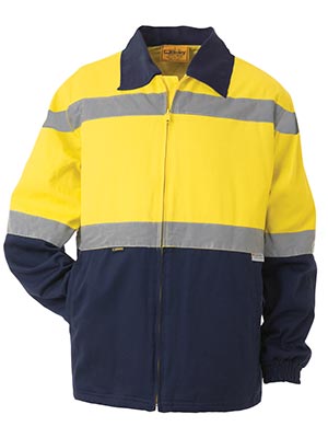 Bisley BK6710T-2 Tone Hi Vis Drill Jacket 3M Reflective Tape - Click Image to Close