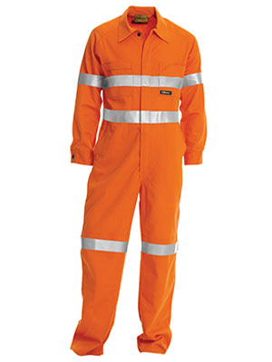 Bisley BC6718TW-Hi Vis Lightweight Coveralls 3M Reflective Tape - Click Image to Close