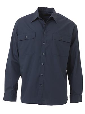 Bisley BS6526- Permanent Press Shirt - Long Sleeve - Click Image to Close