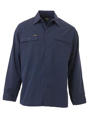 Bisley BS6893-Cool Lightweight Drill Shirt - Long Sleeve