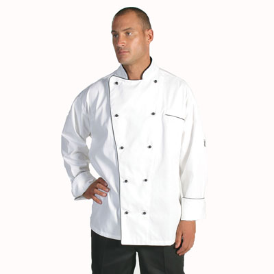 DNC 1112-200gsm Polyester CottonClassic Chef Jacket, L/S