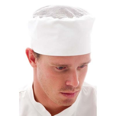 DNC 1604-200gsm Polyester Cotton Cool-Breeze Flat Top Hat with A - Click Image to Close