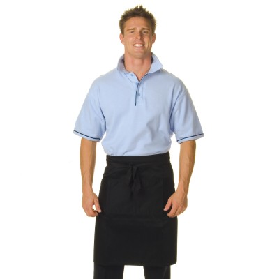 DNC 2211-200gsm Polyester Cotton Half (1/2) Apron—With Pocket