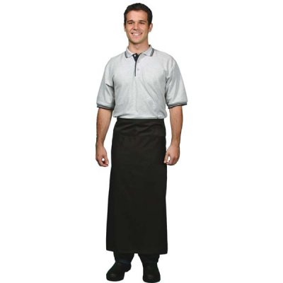 DNC 2401-290gsm Cotton Drill Continental Apron—With Pocket - Click Image to Close