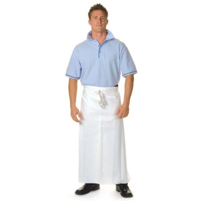 DNC 2411-200gsm Polyester Cotton Continental Apron— With Pocket - Click Image to Close