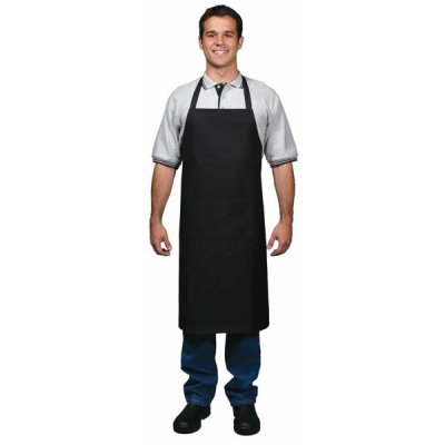 DNC 2501-290sm Cotton Drill Full Bib—With Pocket - Click Image to Close