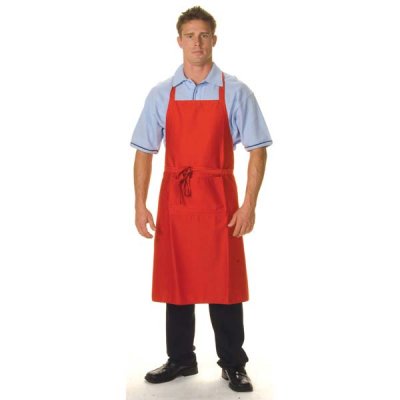 DNC 2511-200gsm Polyester Cotton Full Bib—With Pocket - Click Image to Close