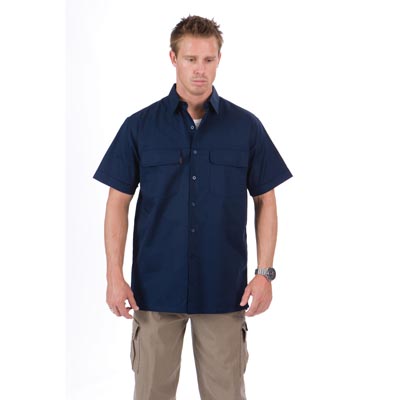 DNC 3223-155gsm Three Way Cool Breeze Cotton Shirt, S/S - Click Image to Close