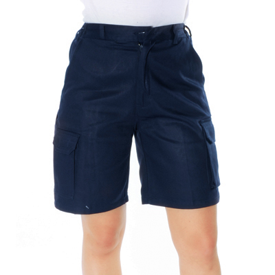 DNC 3308-311gsm Ladies Cotton Drill Cargo Shorts - Click Image to Close