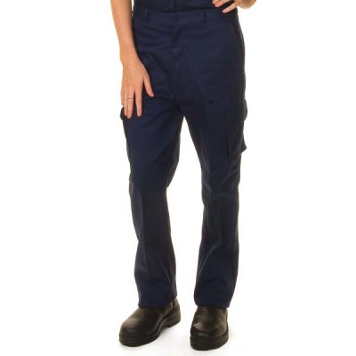 DNC 3322-311gsm Ladies Cotton Drill Cargo Pants - Click Image to Close