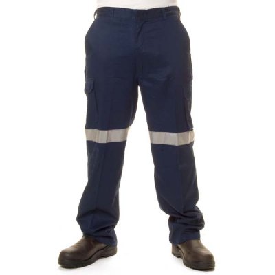 DNC 3326-190gsm Lightweight Cotton Cargo Pants with 3M R/Tape - Click Image to Close