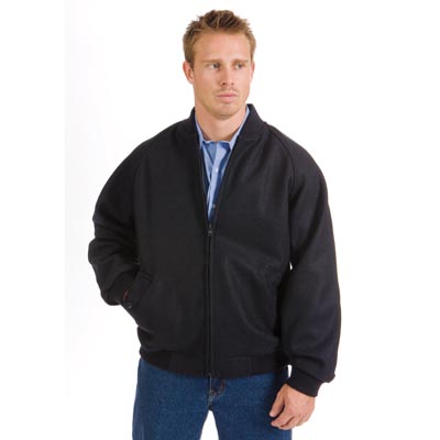 DNC 3602-21OZ 90% Wool Blend Bluey Jacket with Ribbing Collar &