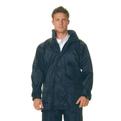 DNC 3706-200D Polyester/PVC Classic Rain Jacket - Click Image to Close