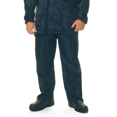 DNC 3707-200D Polyester/PVC Classic Rain Trousers - Click Image to Close