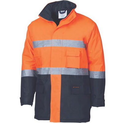 DNC 3768-200D Polyester/PVC , HiVis D/N Two Tone Parka