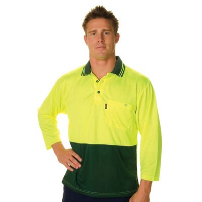 DNC 3812-175gsm HiVis Two Tone Cool Breathe Shirt, 3/4 Sleeve