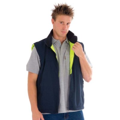 DNC 3826-290gsm Polyester Polar Fleece Reversible Vest