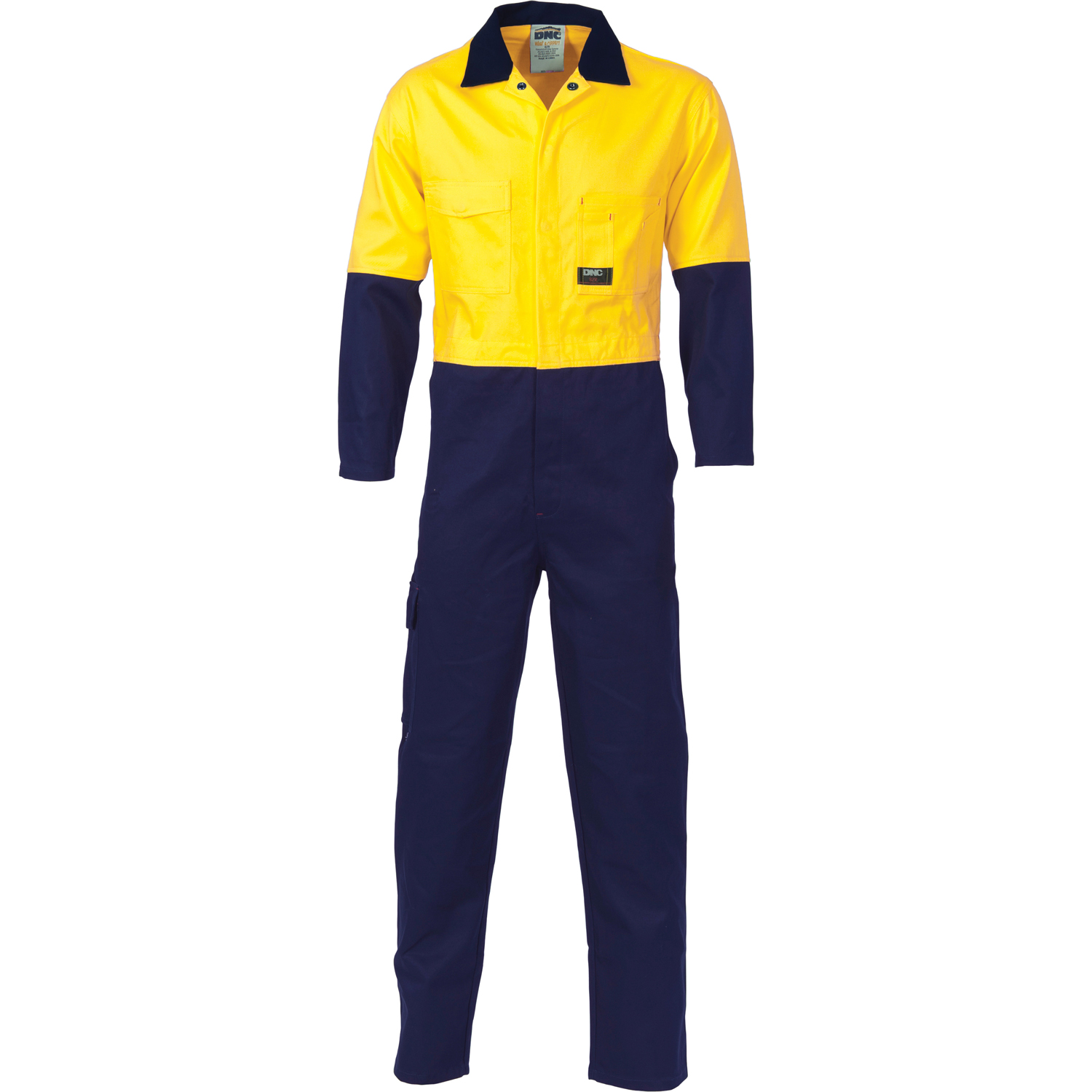 DNC 3852-190gsm HiVis Cool-Breeze Two Tone Light Weight Cotton C - Click Image to Close