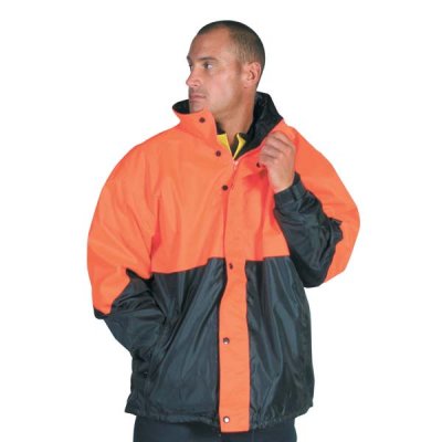 DNC 3866-300D Polyester/PU HiVis Two Tone Classic Jacket - Click Image to Close