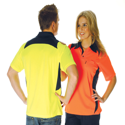 DNC 3893-175gsm HiVis Cool Breathe Action Polo Shirt, S/S