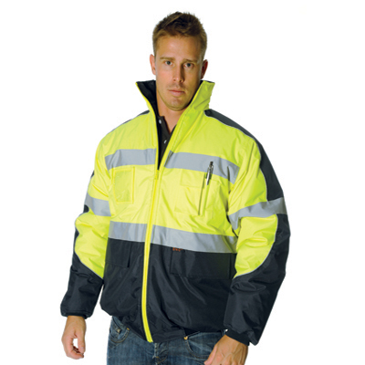 DNC 3992-200D Polyester/PVC HiVis D/N Contrast Panel Pilot Jacke