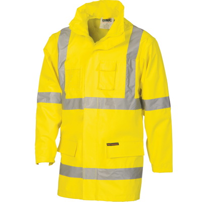 DNC 3995-200D Polyester/PVC HiVis D/N "2 in 1" Rian Jacket with - Click Image to Close