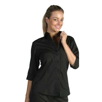 DNC 4203-100gsm Ladies Polyester Cotton Shirt, ¾ Sleeve - Click Image to Close