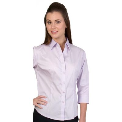 DNC 4232-120gsm 60% Cotton Ladies Premier Stretch Poplin Shirts, - Click Image to Close