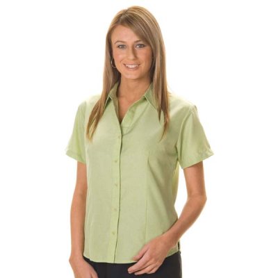 DNC 4237-120gsm 100% Polyester Ladies Cool-Breathe Shirt, S/S - Click Image to Close