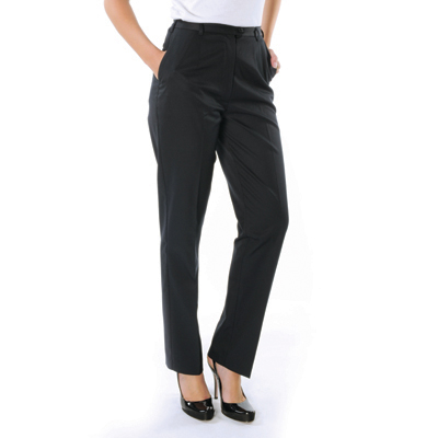 DNC 4552-275gsm Ladies Permanent Press Flat Front Pants