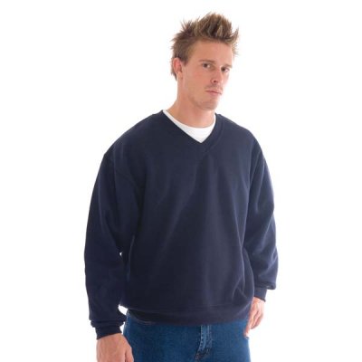DNC 5301-300gsm V-Neck Fleecy Sweatshirt (Sloppy Joe)