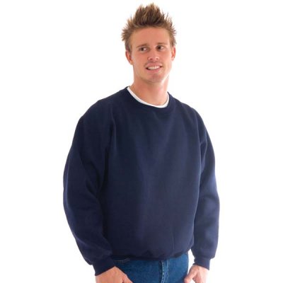 DNC 5302-300gsm Crew Neck Fleecy Sweatshirt (Sloppy Joe) - Click Image to Close