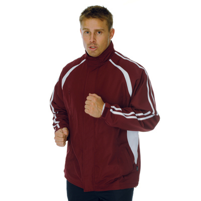 DNC 5513-75D Polyester Adults Ribstop Athens Track Top - Click Image to Close