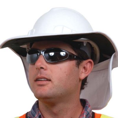 DNC PHHB-Detachable Hard Hat Brim with Neck Flap. - Click Image to Close