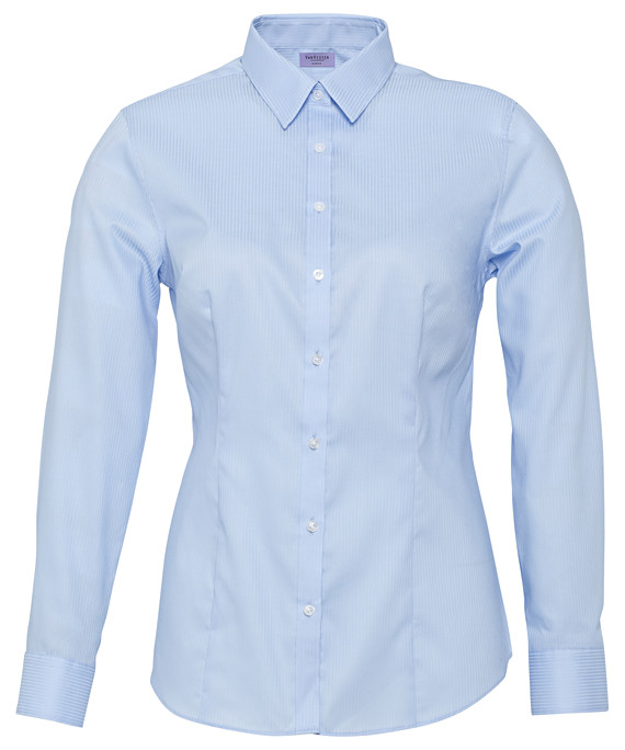 VanHeusen AWL81U-Polycotton Mini Herringbon Classic Fit Shirt - Click Image to Close