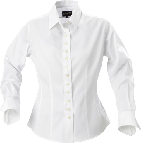 James Harvest Charlotte-Ladies blouse with easy care treatment. - Click Image to Close