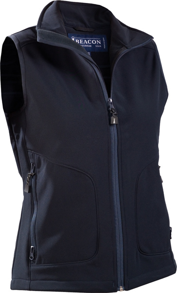 BEACON Morgan-Ladies wind and water repellent "softshell" vest. - Click Image to Close