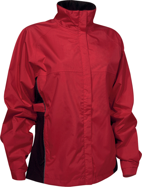 James Harvest Muirfield-Ladies rain jacket . Front pockets and b