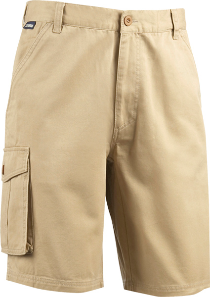 James Harvest Southside-Classic twill shorts. Two back pockets w