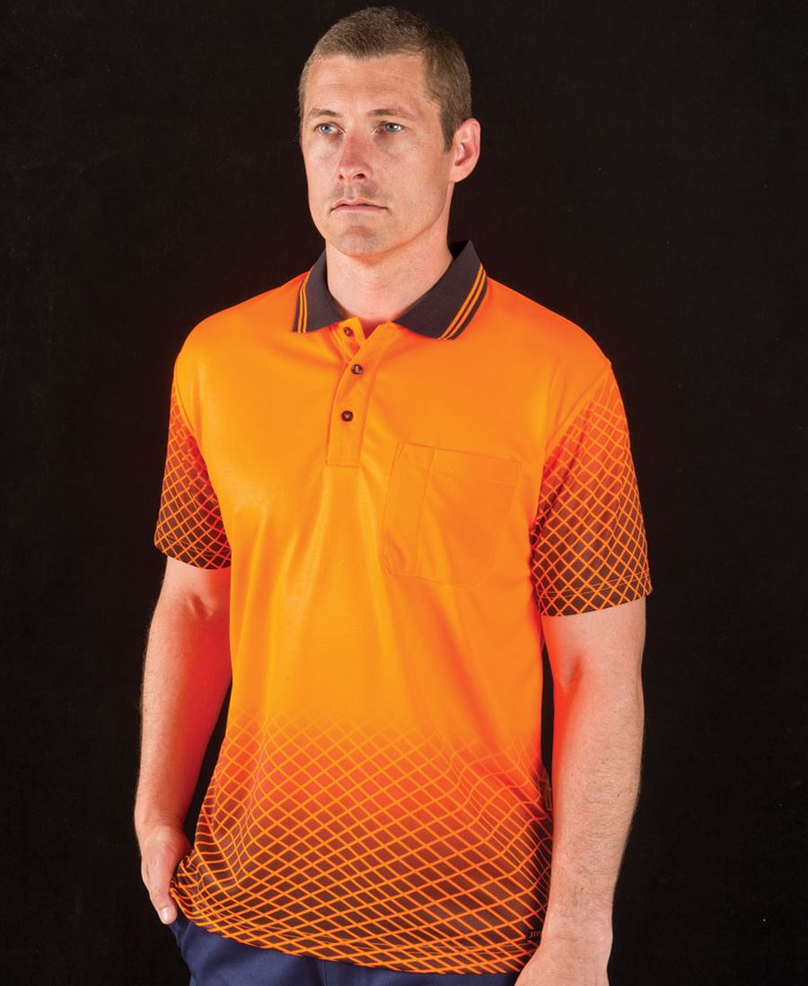 JBswear 6HVNS-JBs Hi Vis Net Sublimation Polo