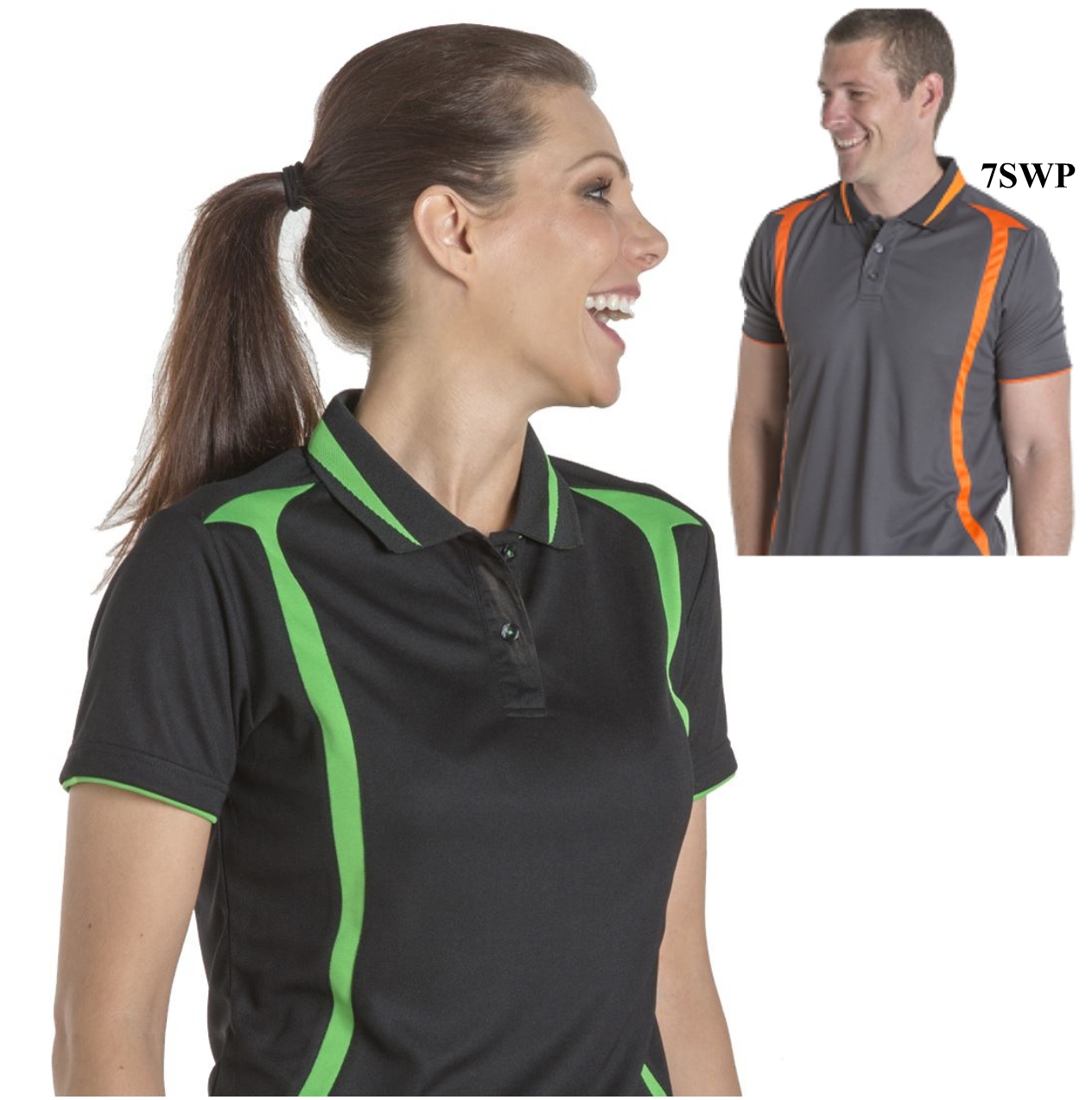 JBswear 7SWP1-JBs Ladies Podium Swirl POLO