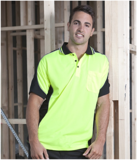 JBswear 6HCP4-JBs Hi Vis Contrast Piping Polo